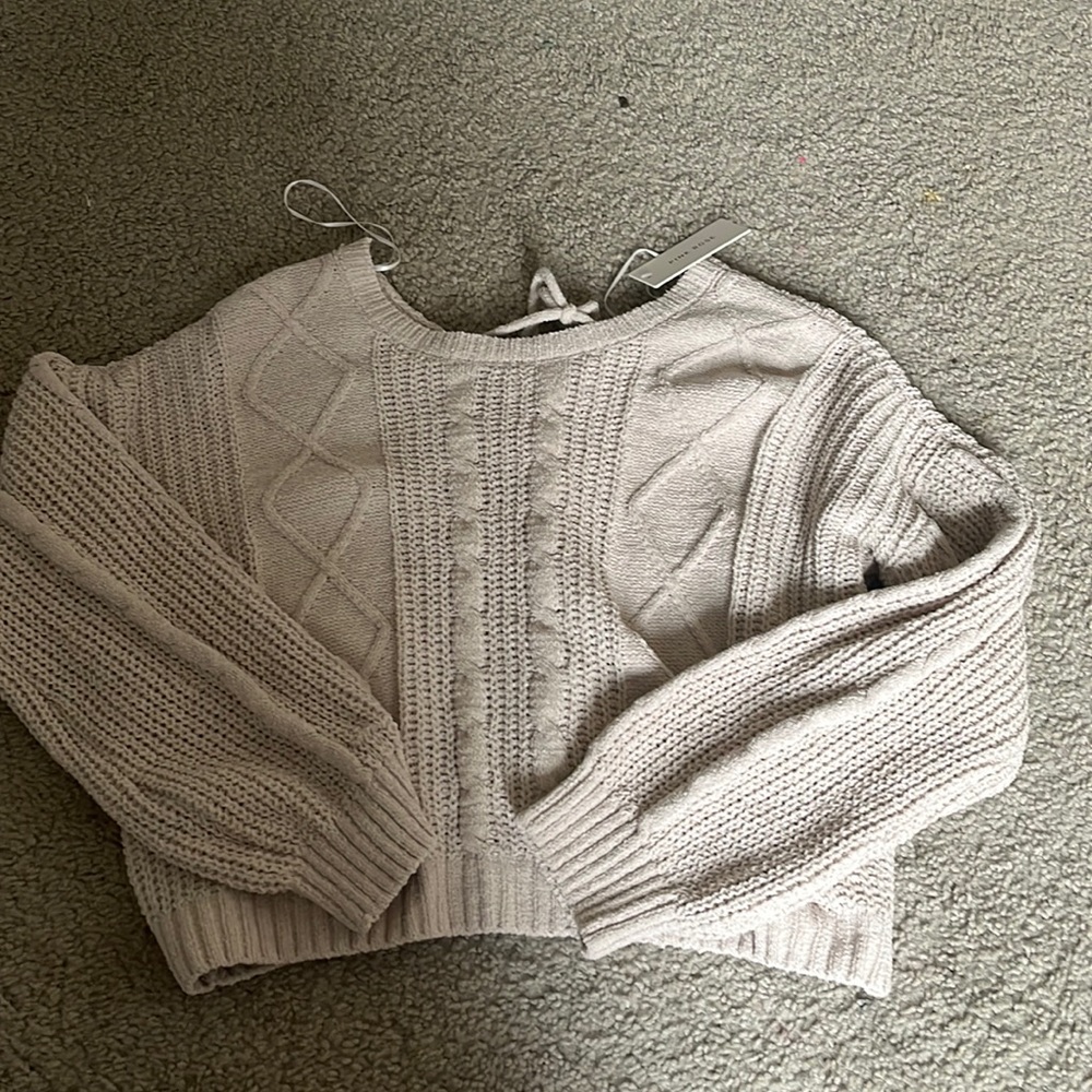 Tan sweater
